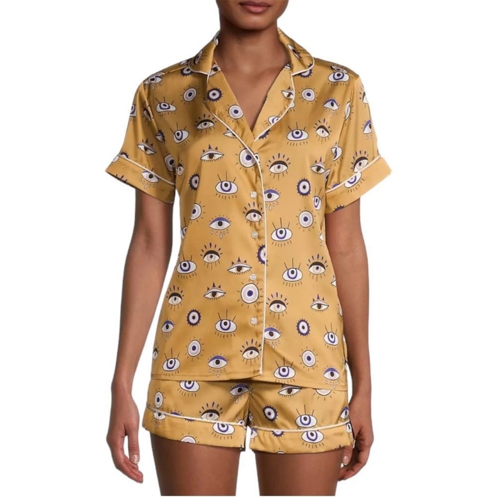 Two- Piece Amara Evil eye shorts pajama set